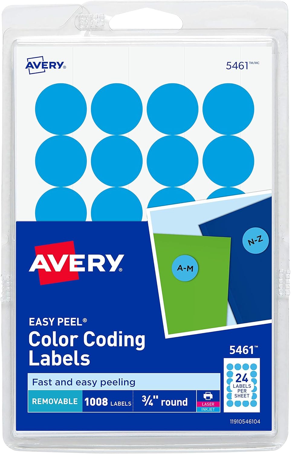 Avery Color Coding Dots