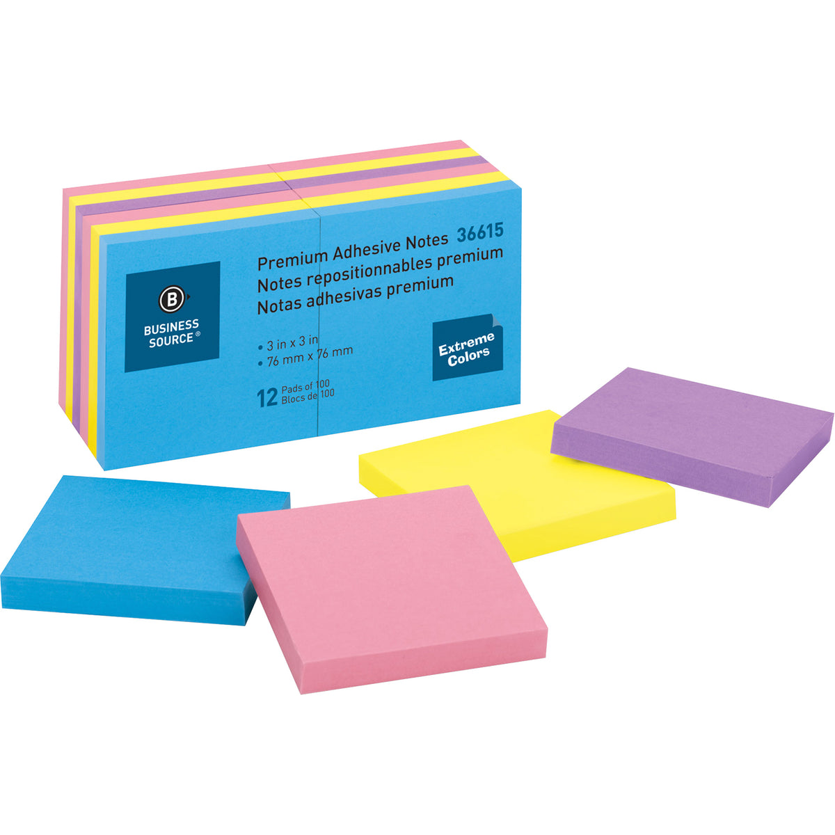 BS 36615 Extreme Colors Adhesive Notes