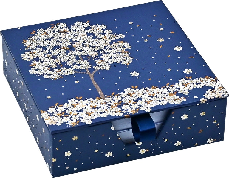 Falling Blossoms Desk Notes