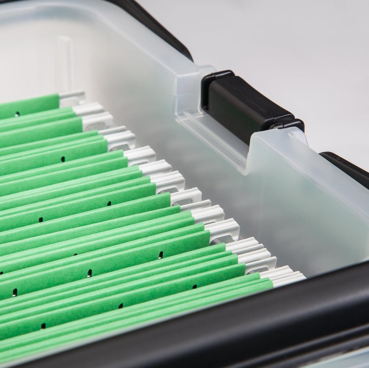 File Box Organizer w/ Wing Lid for Letter/Legal Files
