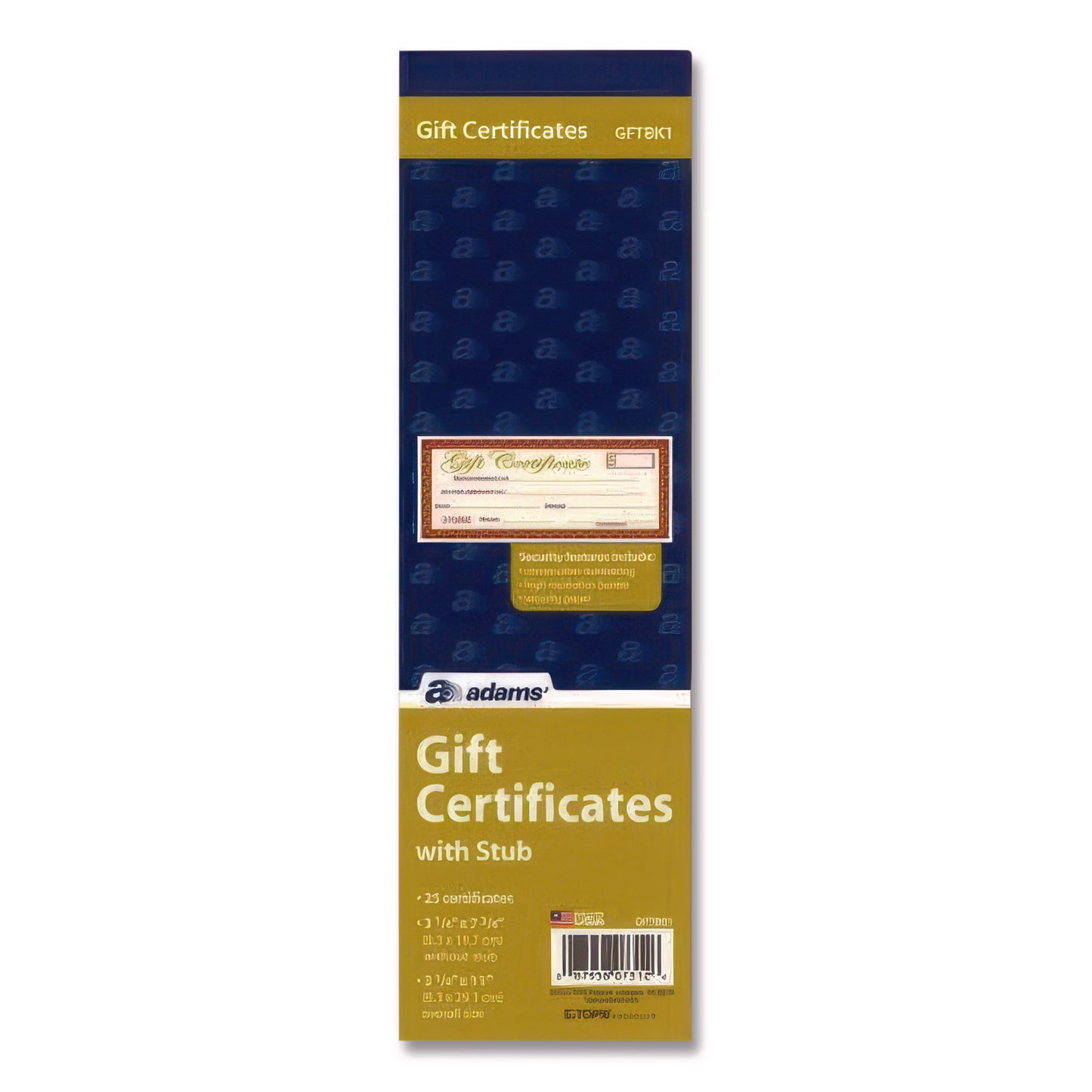 Adams One-part Carbonless Gift Certificates