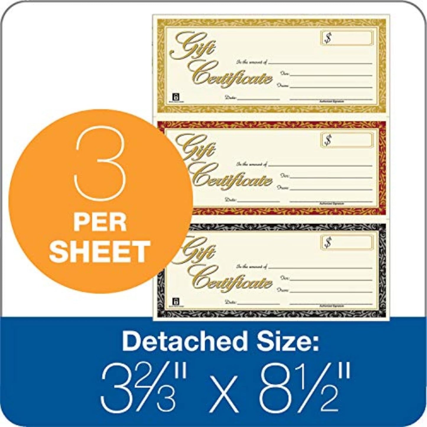 Adams Printable Gift Certificates