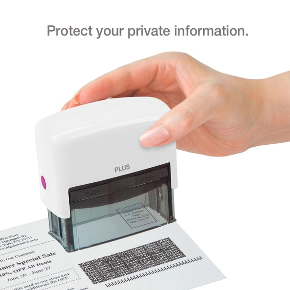 Guard Your Id Large Stamp, Green