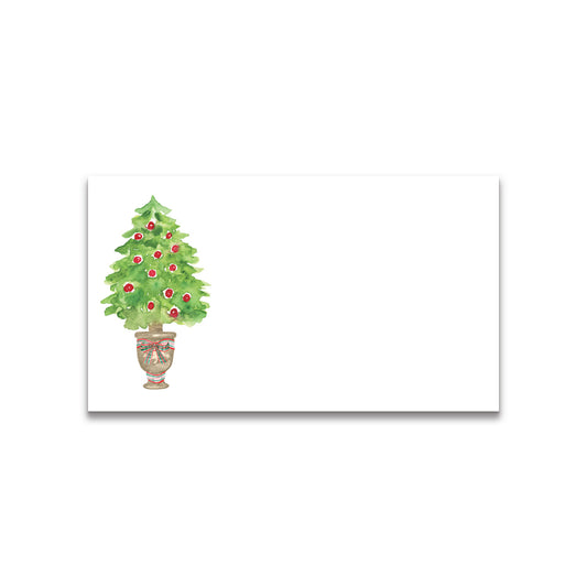 Christmas Plaid Tree Happy Notes