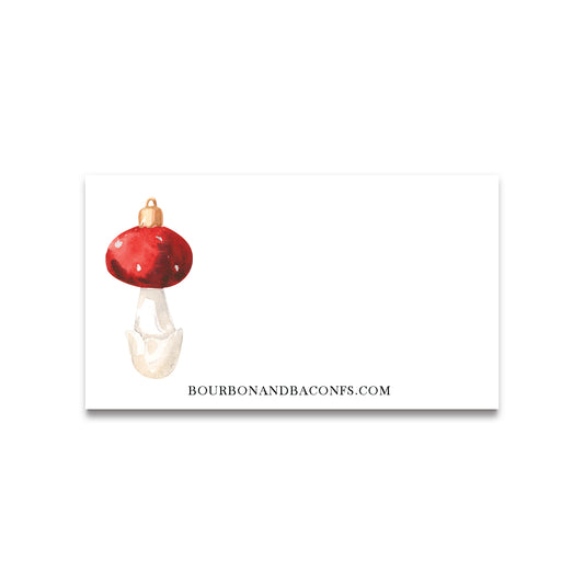 Christmas Mushroom Tree Happy Notes