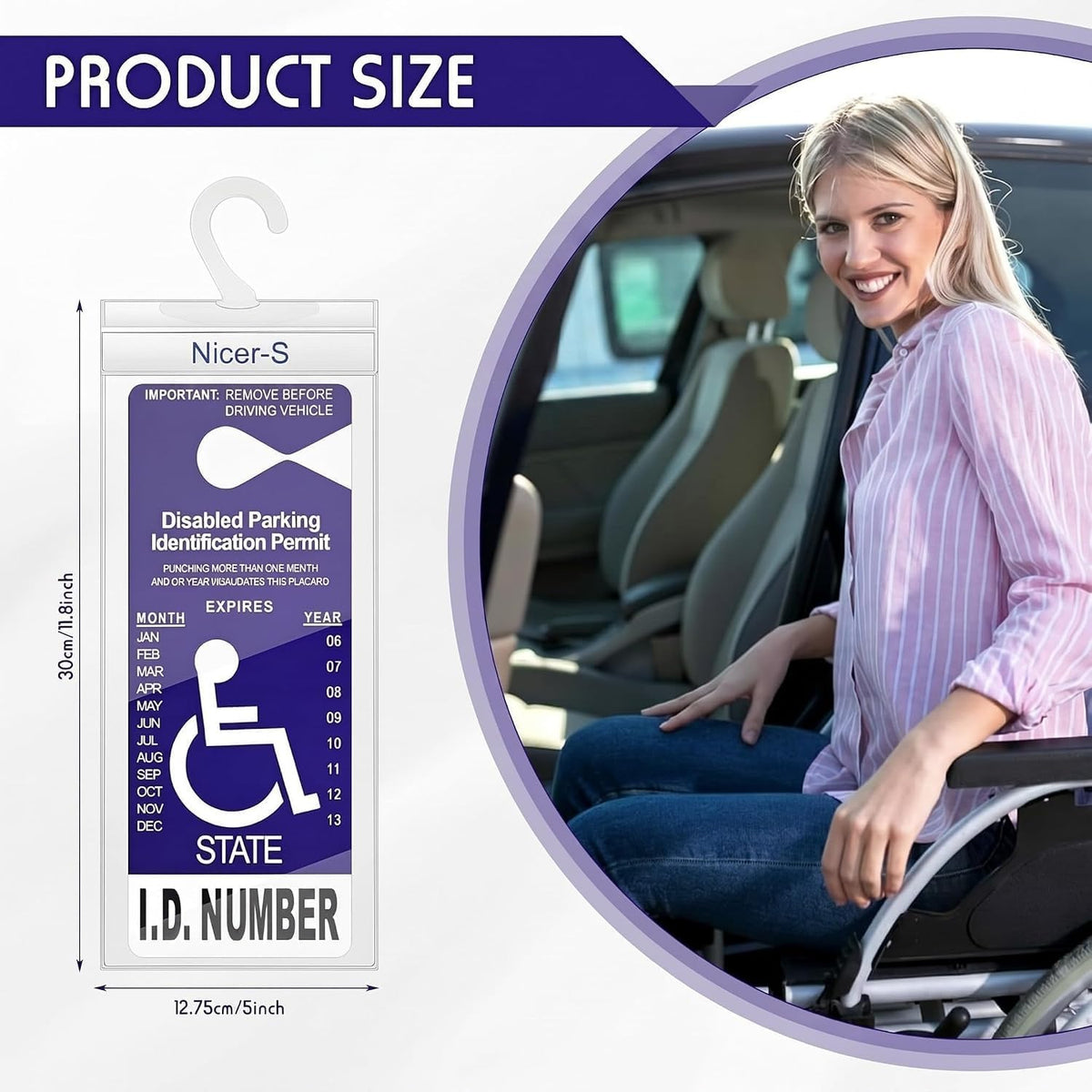 Hanging Handicap Placard