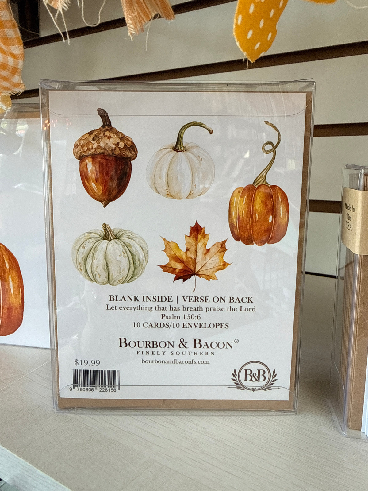 Autumn Cozy Note Card Set of 10 a2 Stationery
