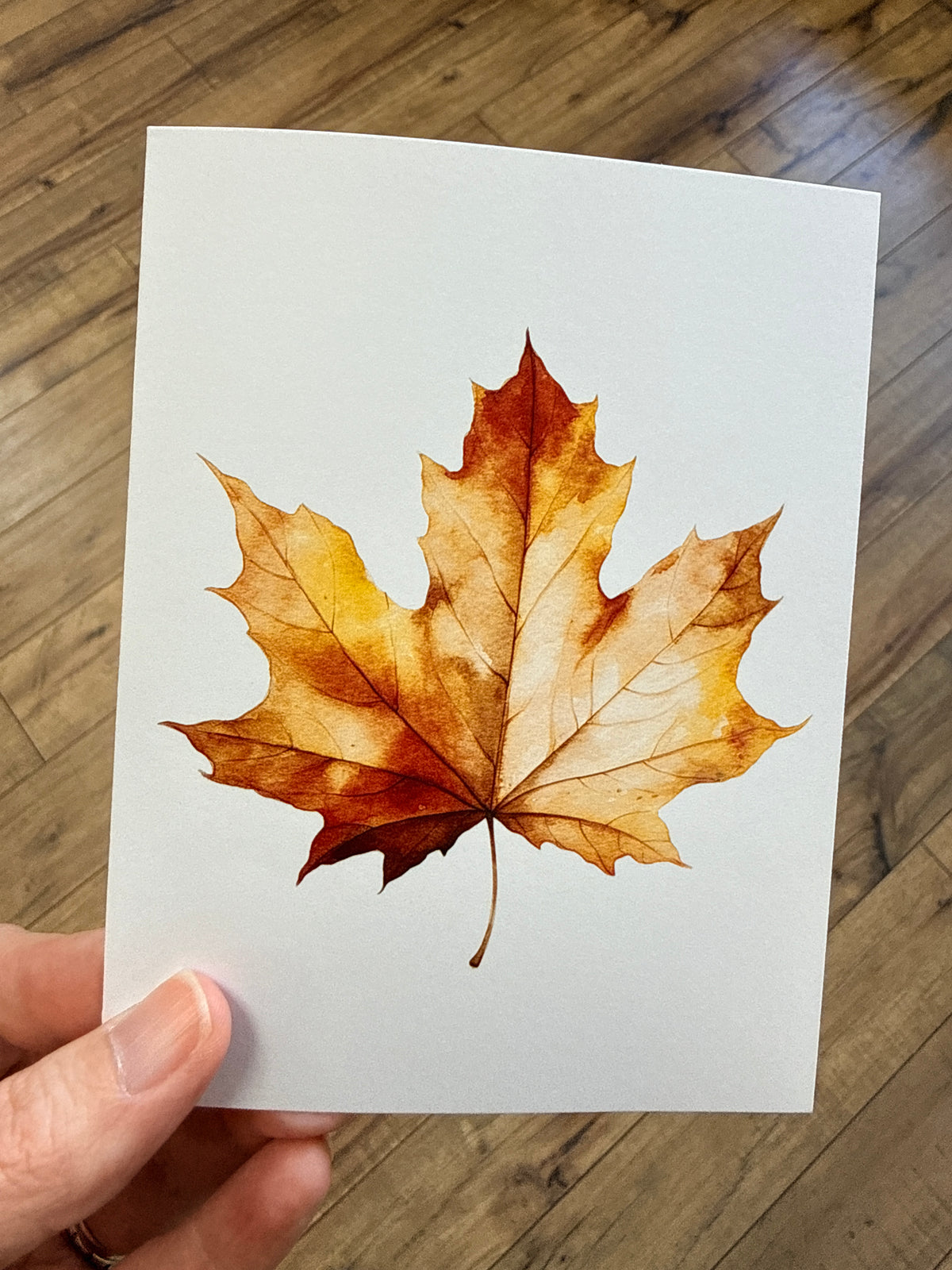 Autumn Cozy Note Card Set of 10 a2 Stationery