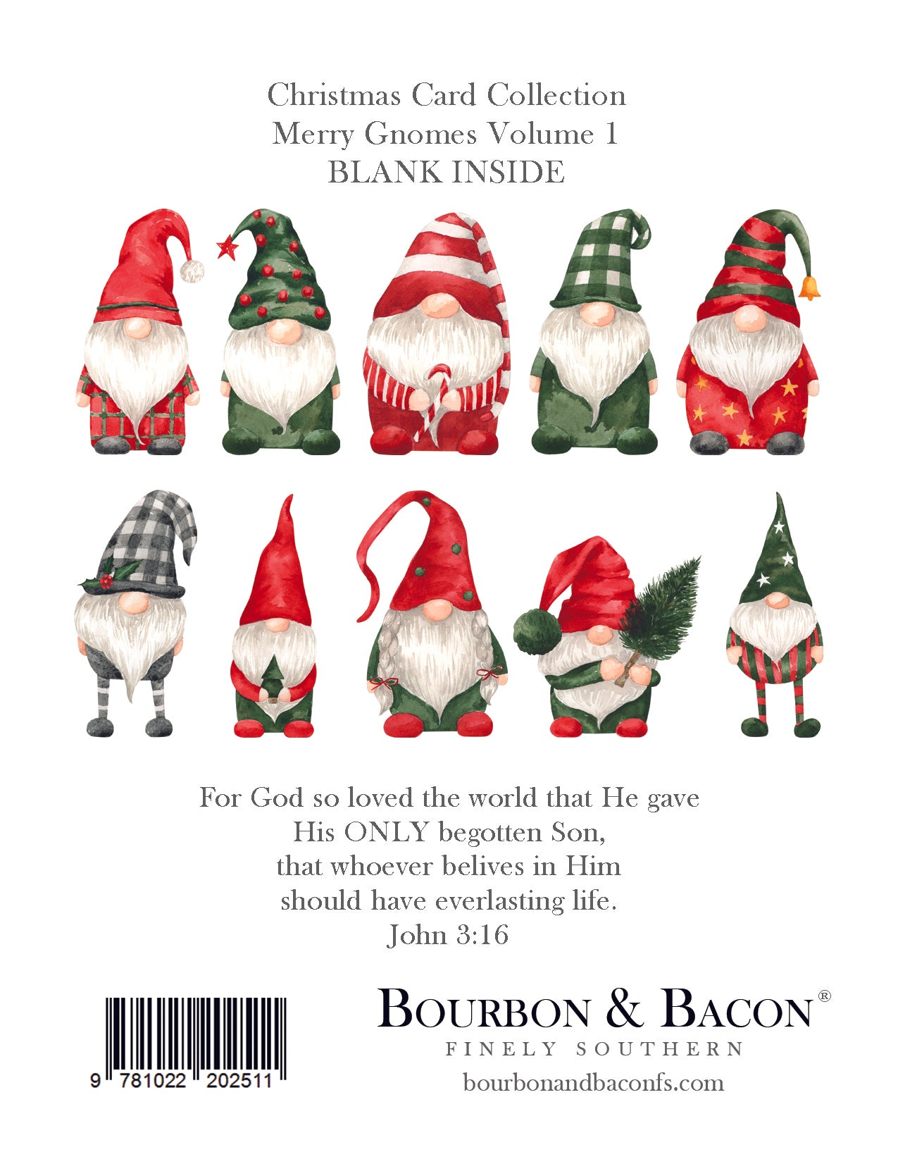 Merry Gnomes of Christmas Volume 1 Note Cards