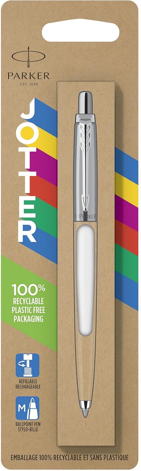 Parker Jotter Originals Ballpoint Pen Classic White