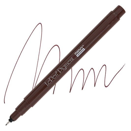 Marvy Uchida LePen Pigment Pen - Brown
