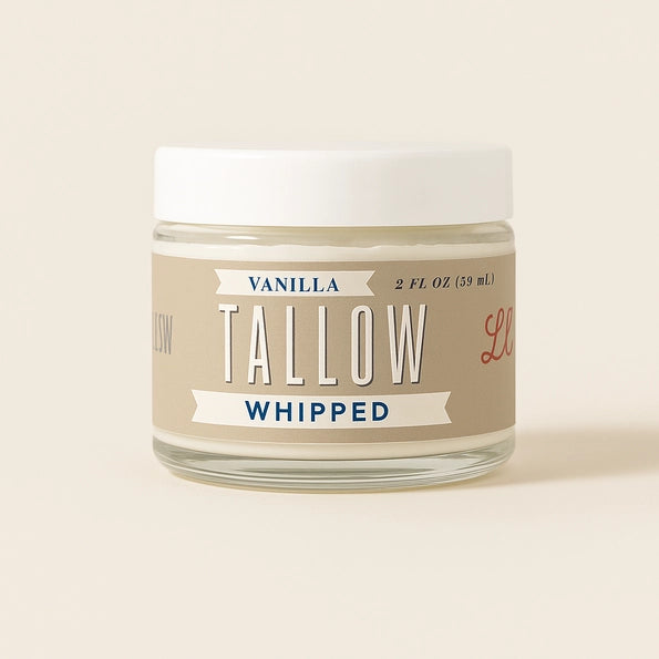 Vanilla Whipped Tallow Moisturizer | 100% Natural Skincare