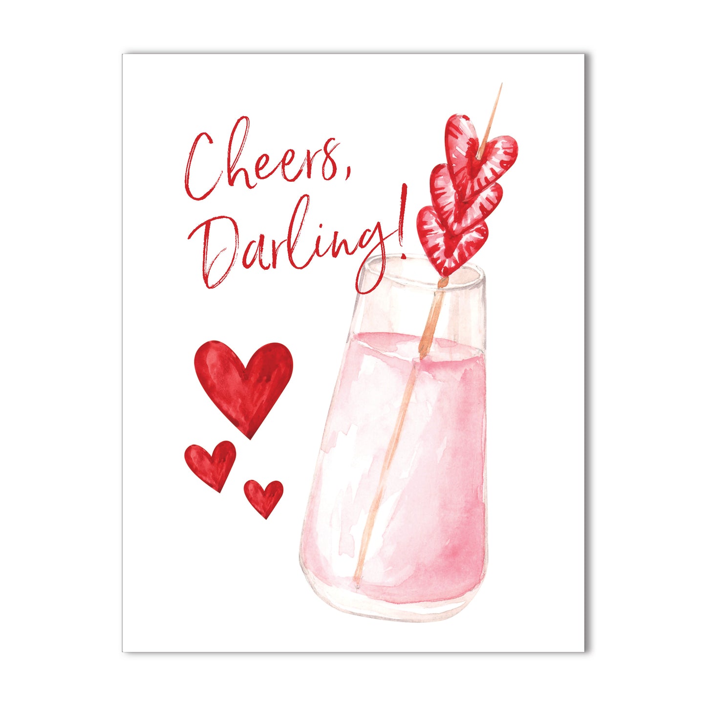 Cheers, Darling Note Card