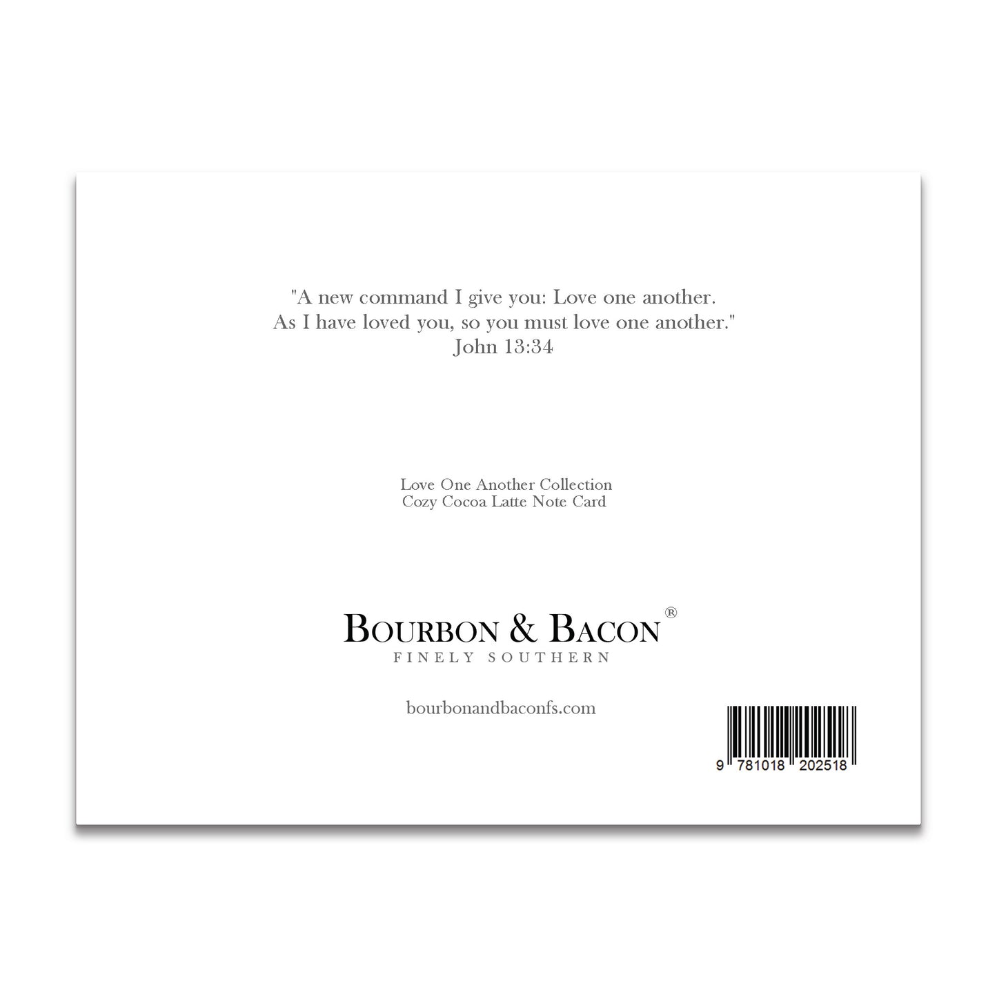 Cozy Cocoa Latte, Red Cup Note Card