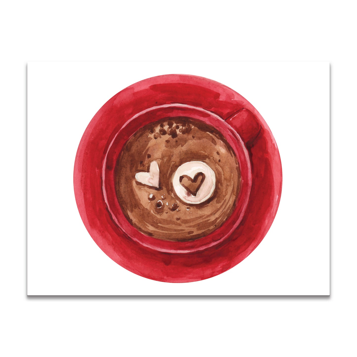 Cozy Cocoa Latte, Red Cup Note Card