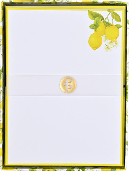 Amalfi Lemons Boxed Stationery