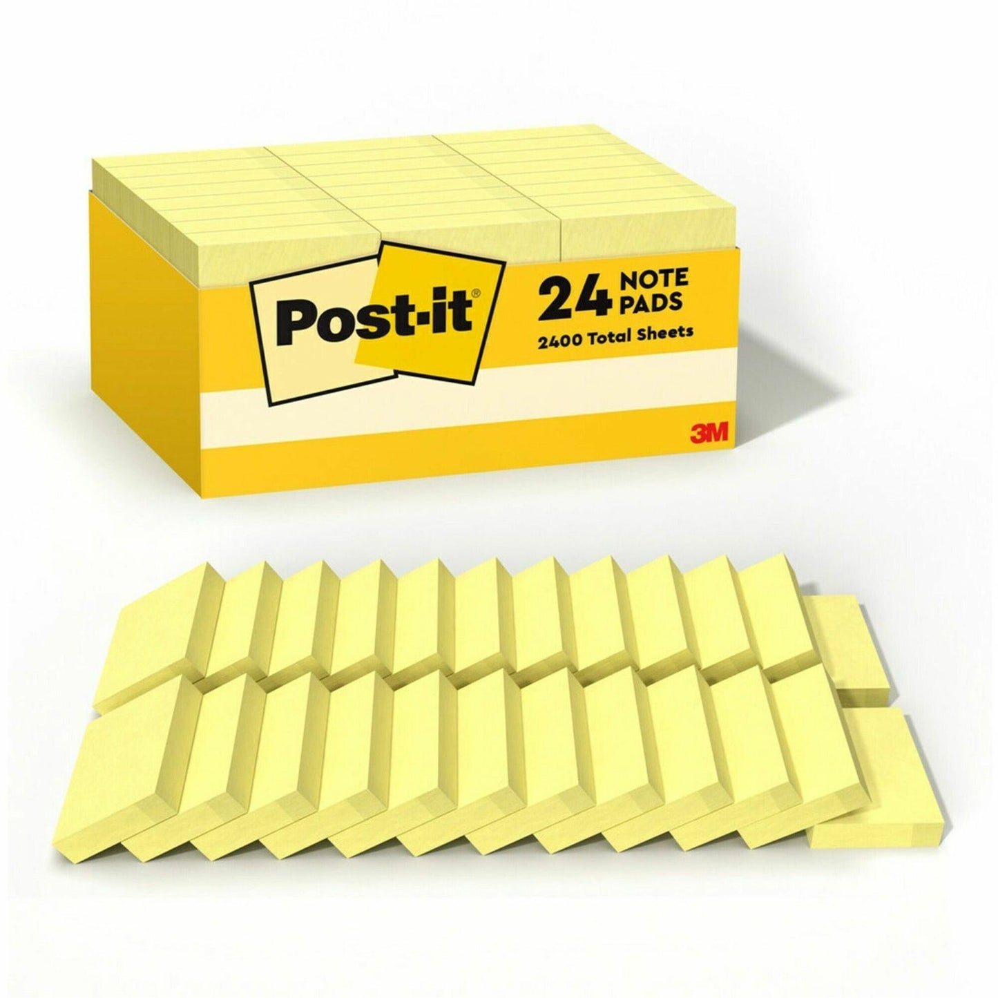 Post-it® Notes, Canary Yellow Mini Singles