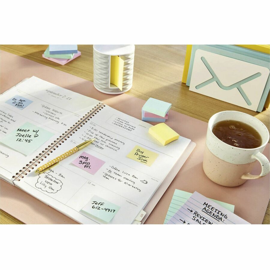 Post-it® Notes, Canary Yellow Mini Singles
