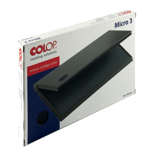 Micro 3 Stamp Pad, 3 1/2 x 6 1/4, Black