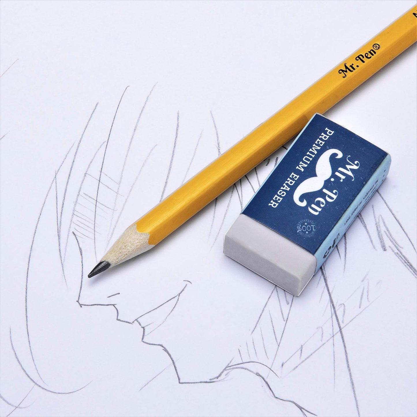 Mr. Pen Premium Gray Erasers