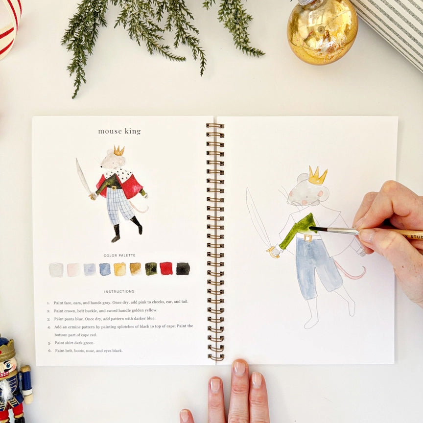 Emily Lex Nutcracker Watercolor Workbook