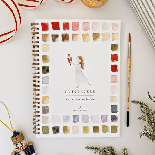 Emily Lex Nutcracker Watercolor Workbook