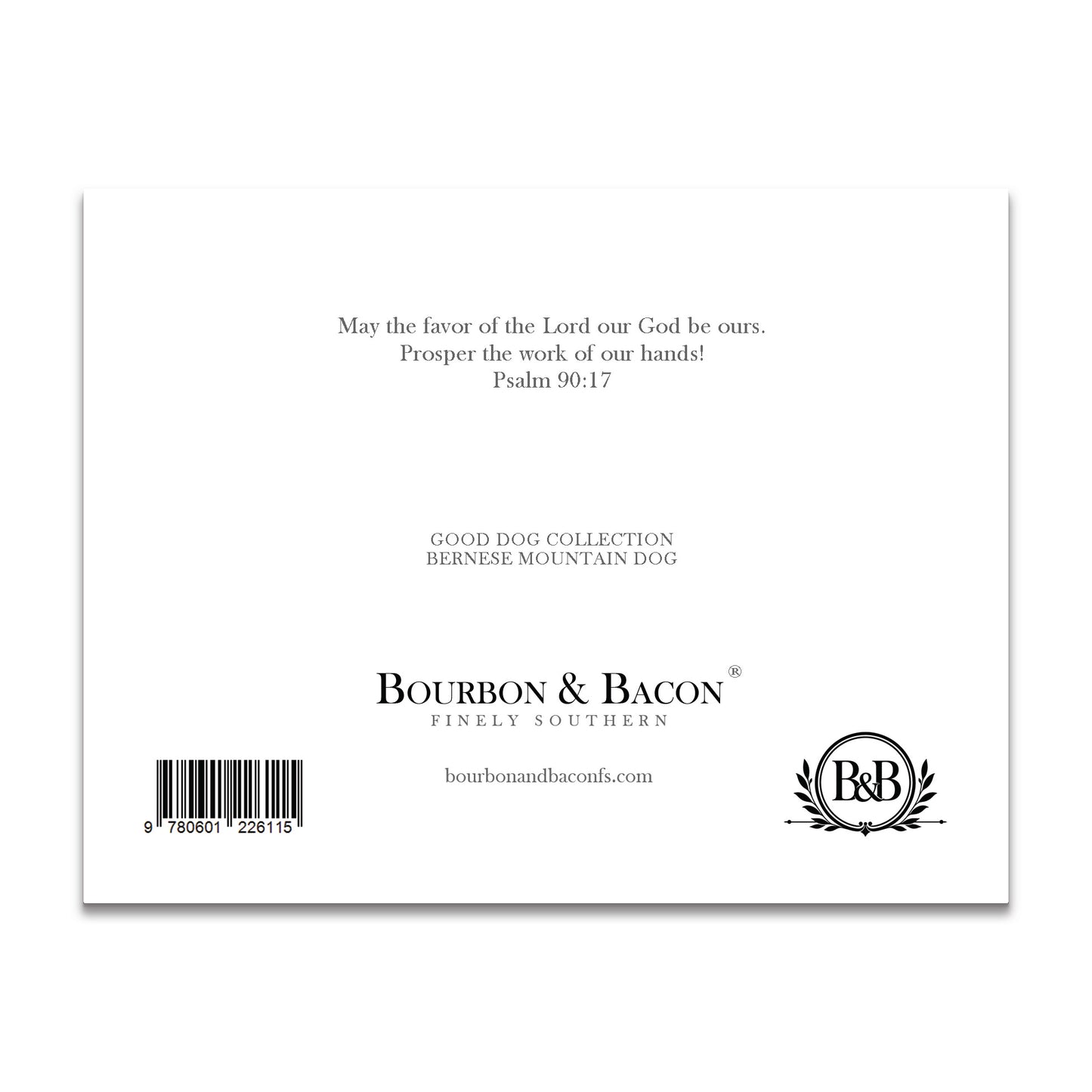 Berne Mountain Dog Watercolor Note Card Set – Box of 10 with Kraft Envelopes