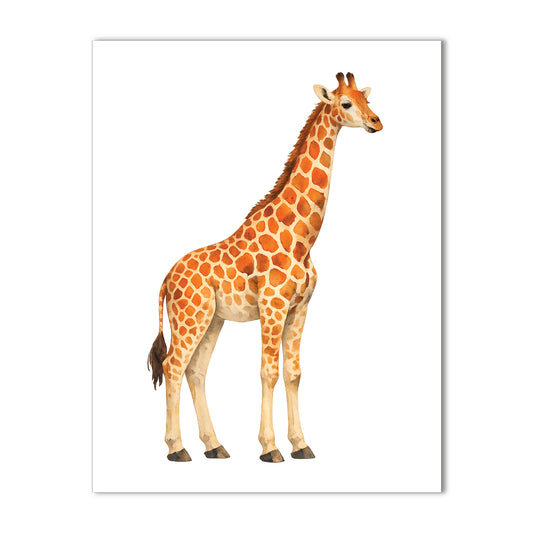 Giraffe Note Cards - a2 Blank Cards with Envelopes 4.25" x 5.5"