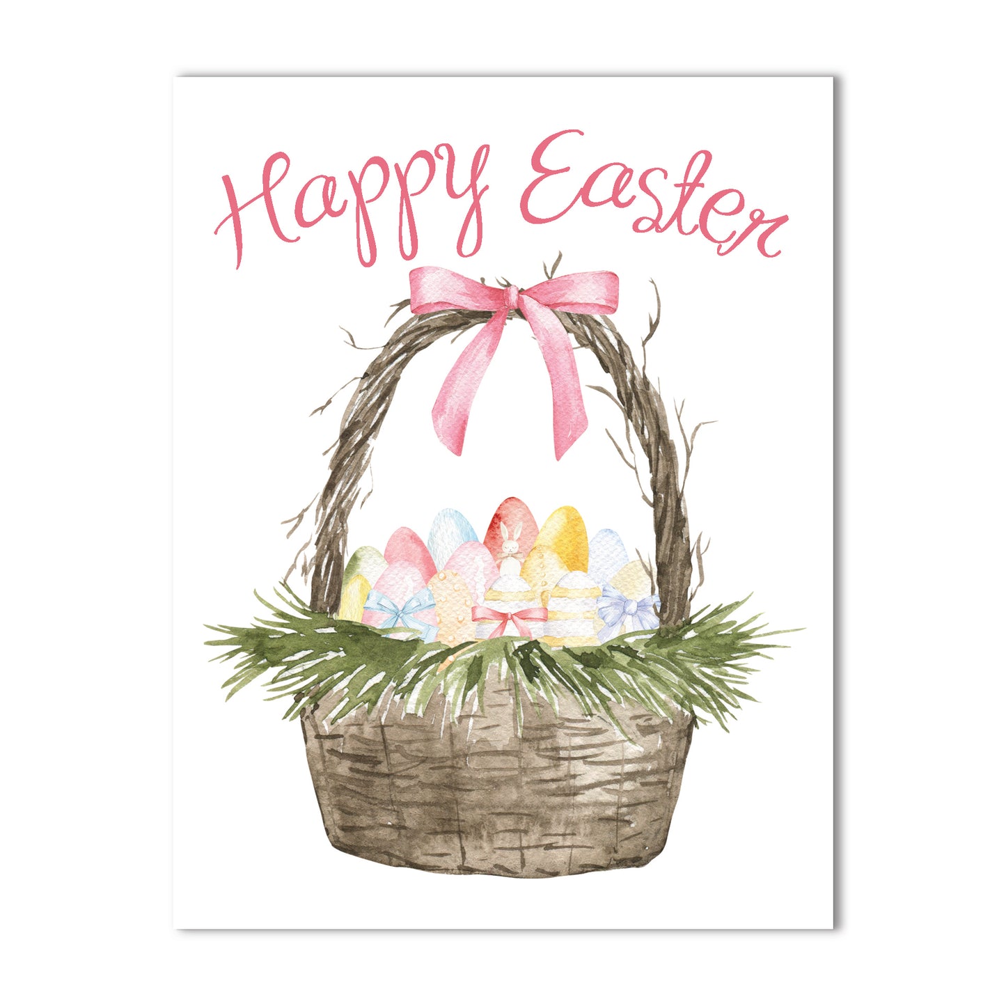 Happy Easter - Basket Note Card