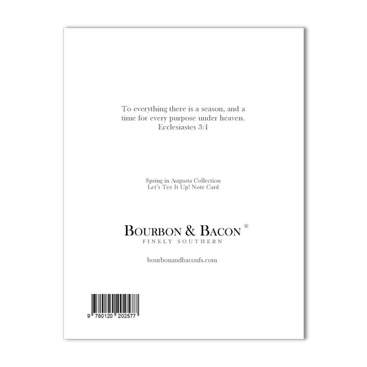 Let's Tee It Up! Note Card