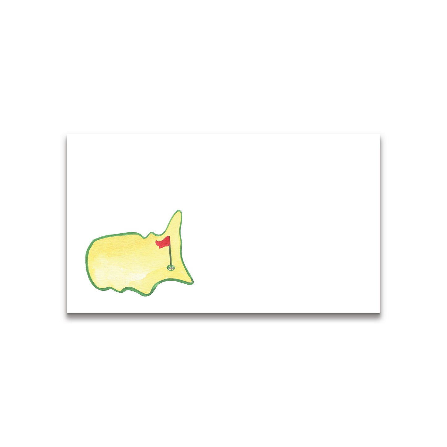 Augusta Yellow Golf Happy Note