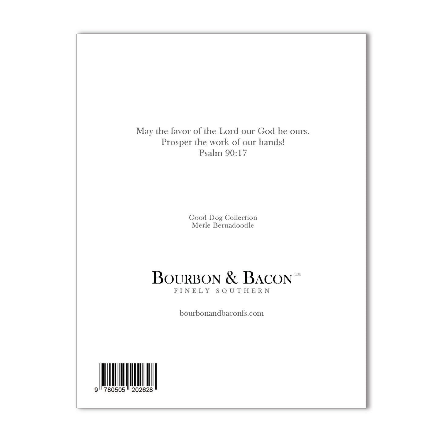 Merle Bernedoodle Watercolor Note Card Set – Box of 10 with Kraft Envelopes