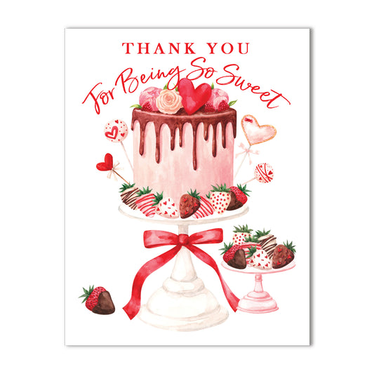 Thank You For Being So Sweet Note Card