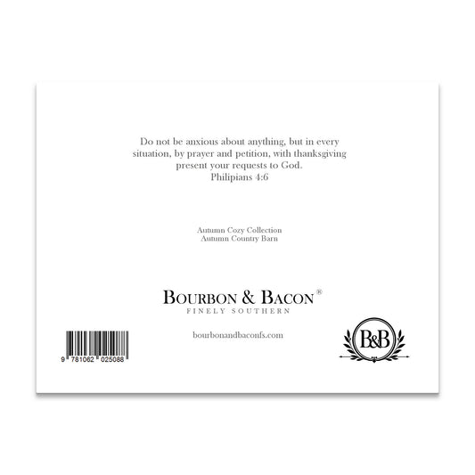 Autumn Country Barn Note Cards a2 Boxed Stationery