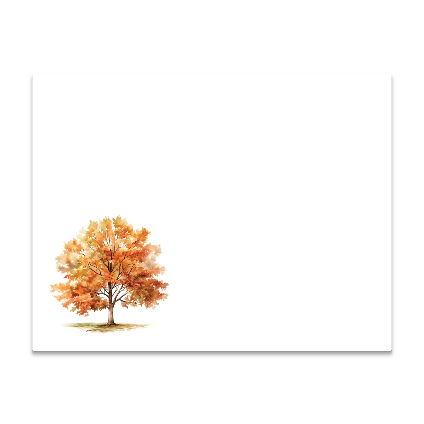 Autumn Splendor Stationery Flat Correspondence Cards