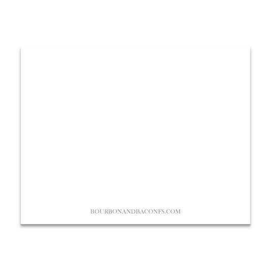 Autumn White Cozy Cottage Stationery Flat Correspondence Cards
