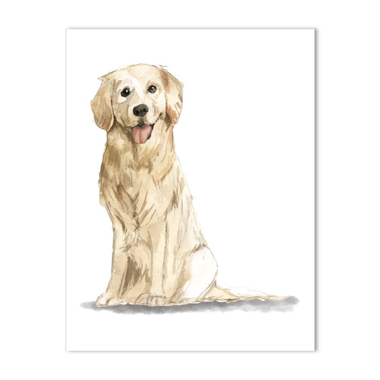 Golden Retriever Note Cards Blank Boxed Set of 10