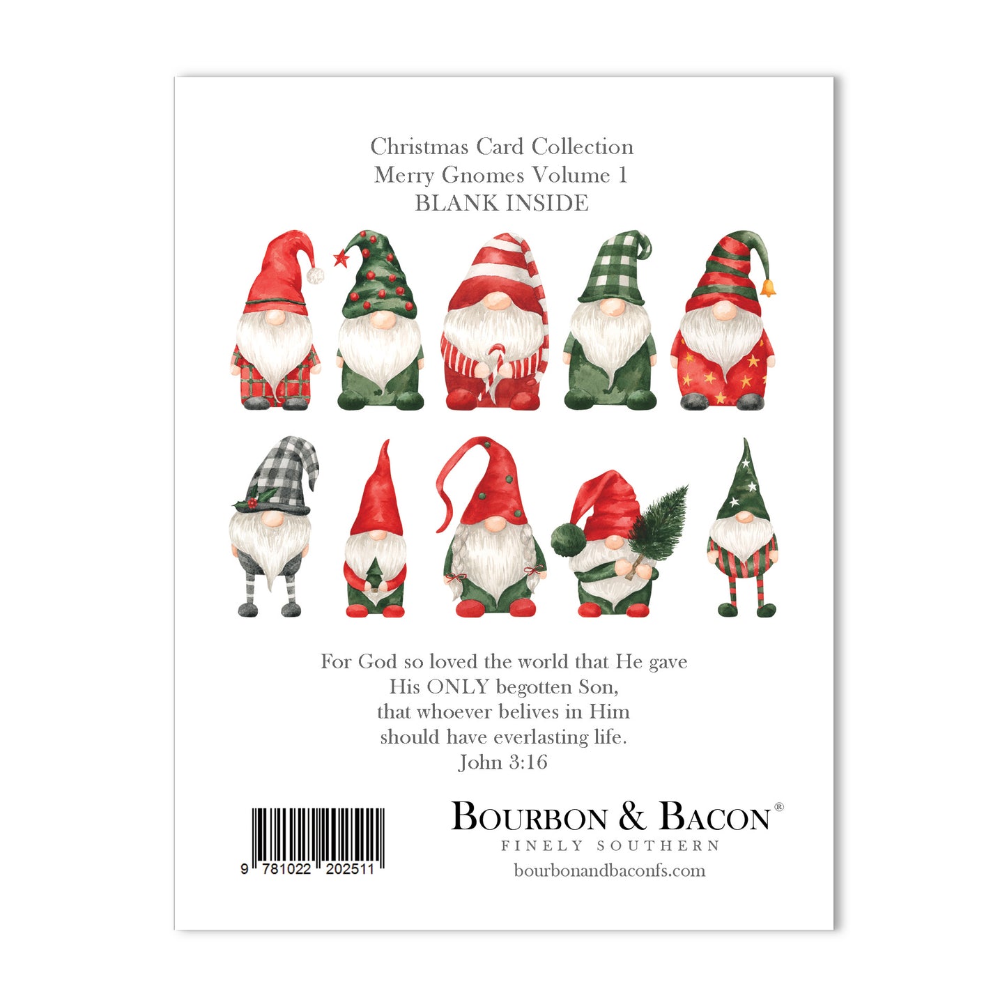 Merry Gnomes of Christmas Volume 1 Note Cards