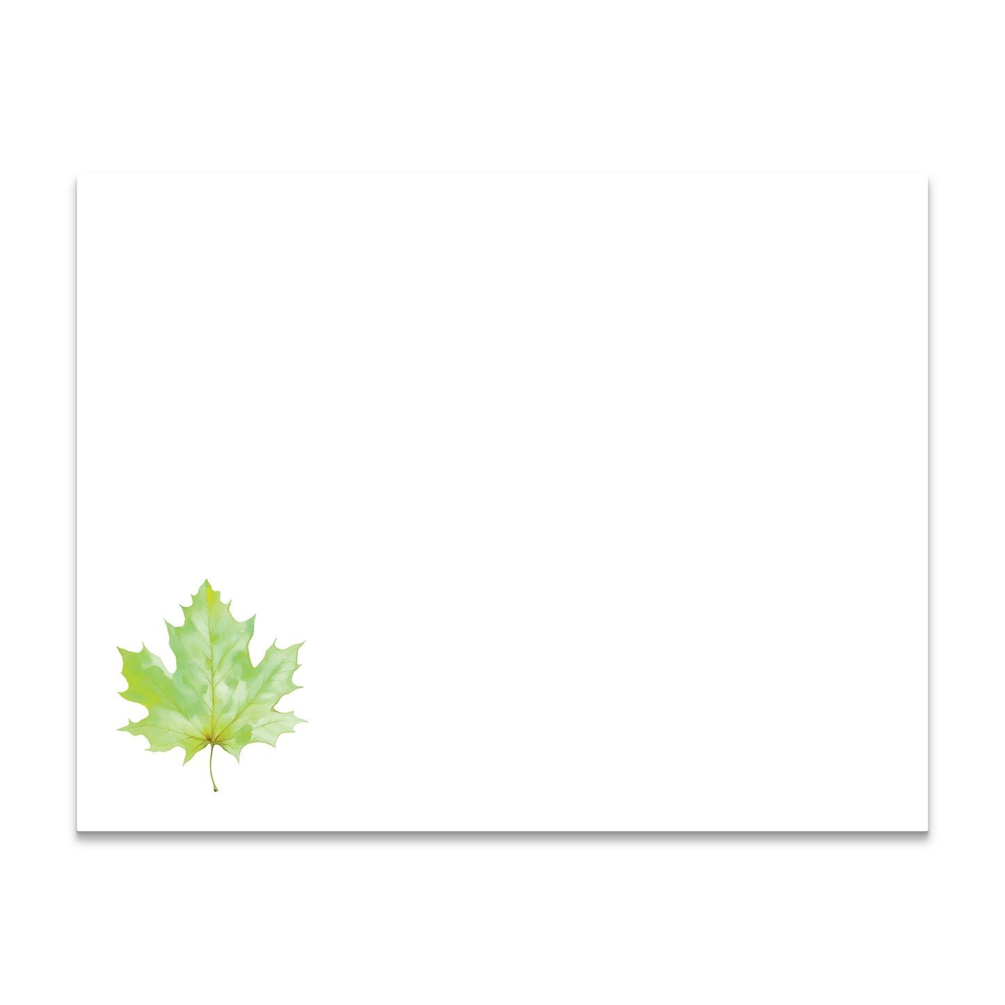 Maple Leaf Correspondence Cards Collection - Flat Stationery Note Cards