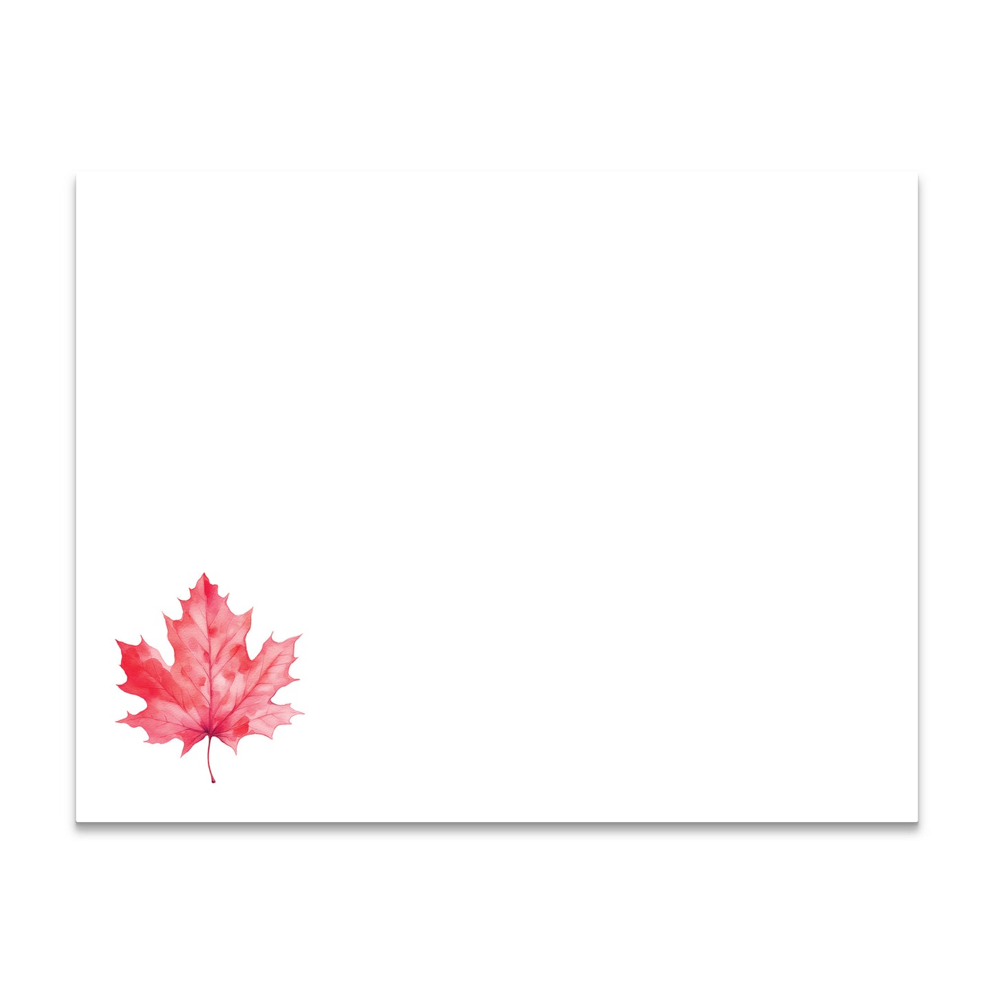 Maple Leaf Correspondence Cards Collection - Flat Stationery Note Cards