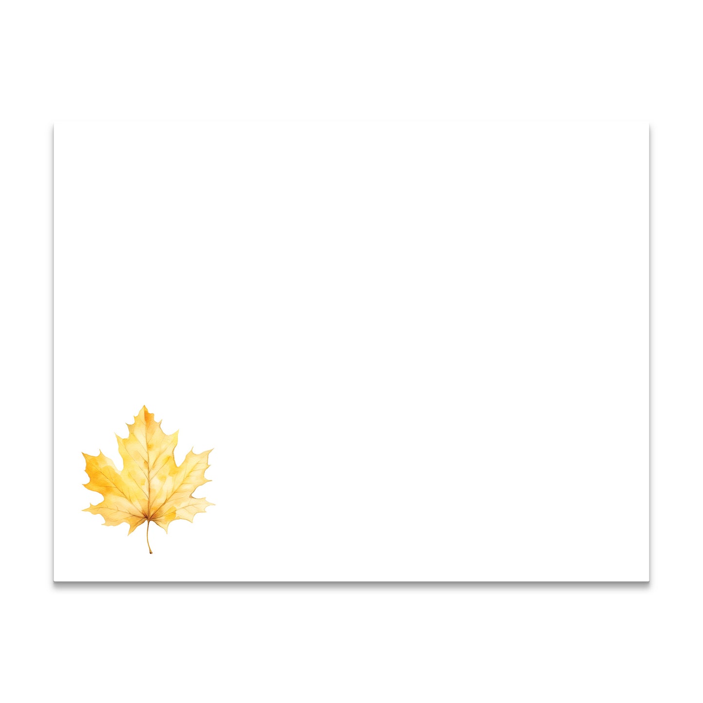 Maple Leaf Correspondence Cards Collection - Flat Stationery Note Cards