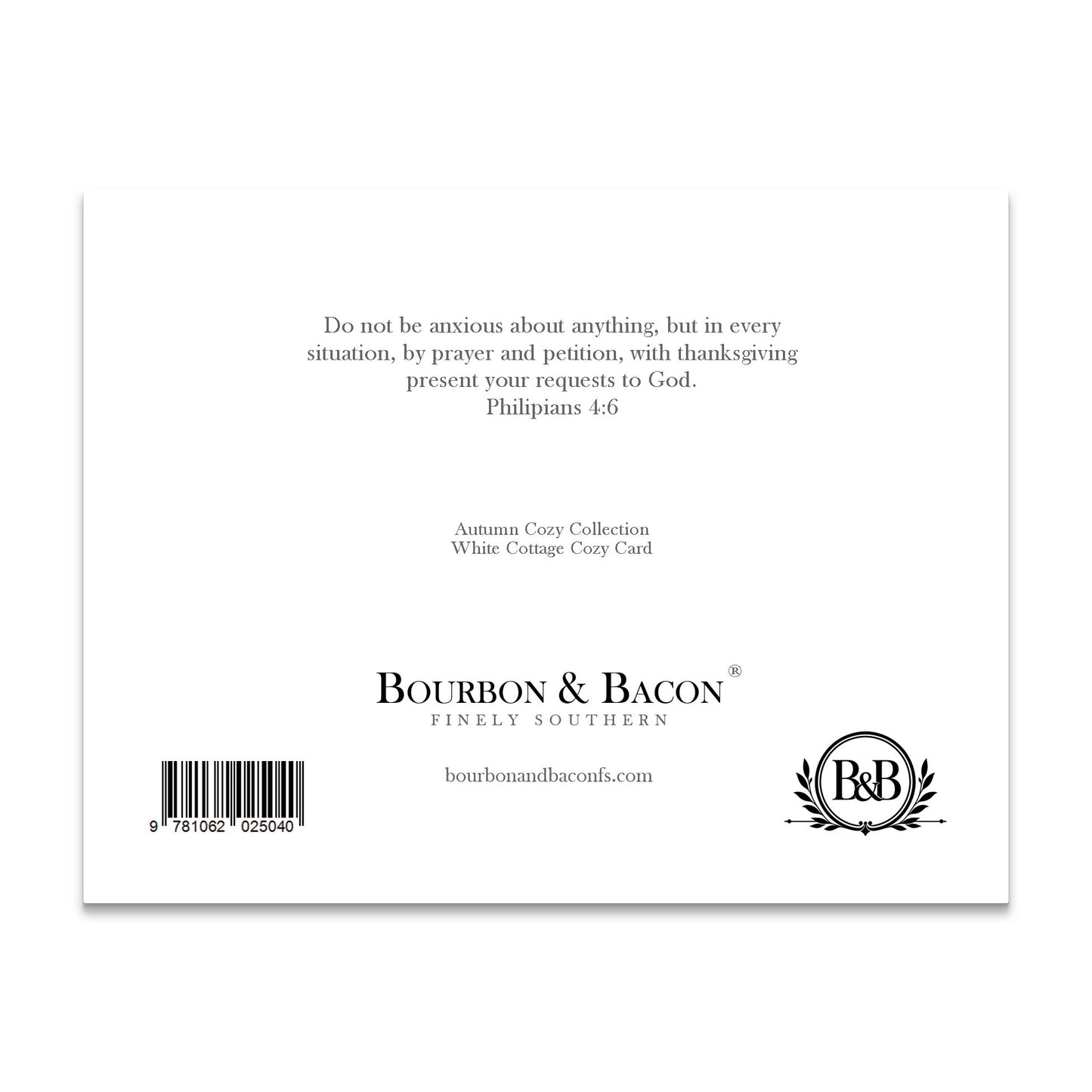 White Cottage Cozy Note Cards a2 Boxed Stationery