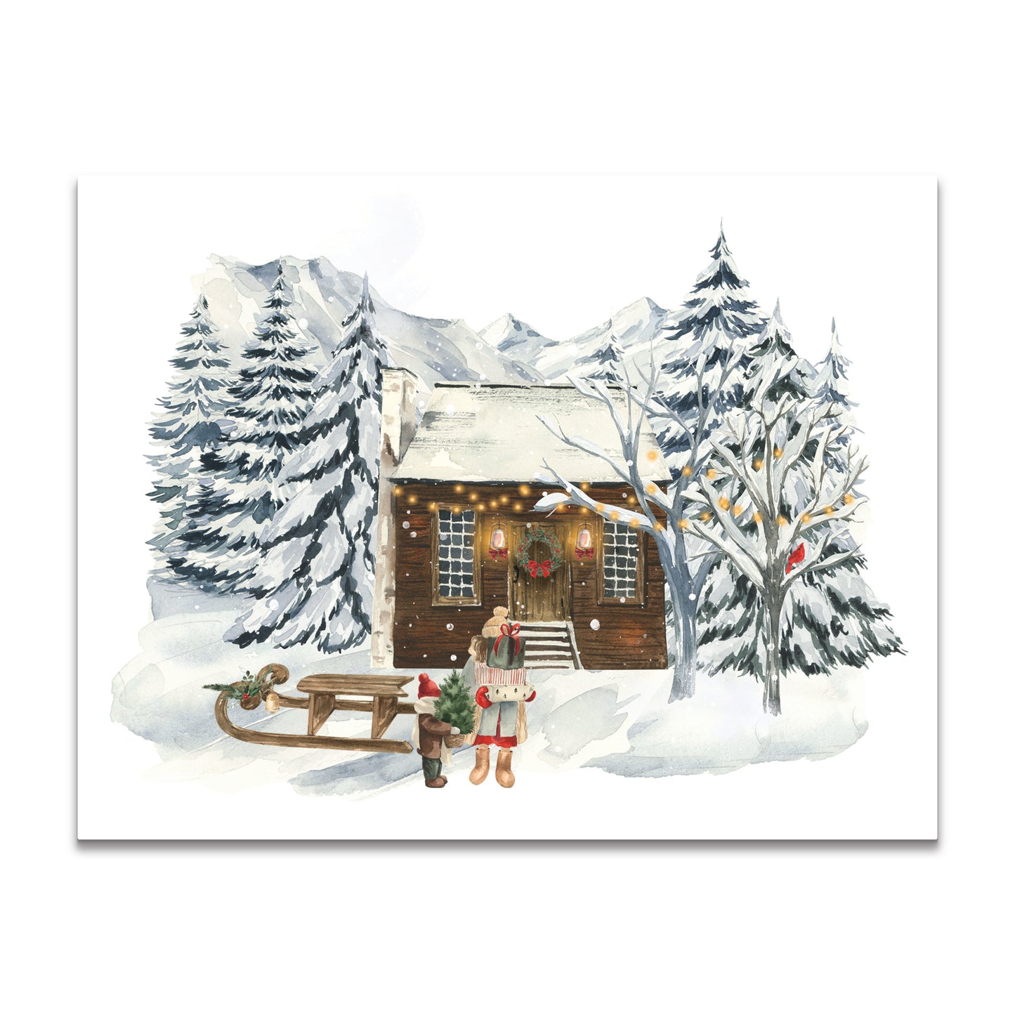 Christmas Cottage Collection No. 2 Note Cards