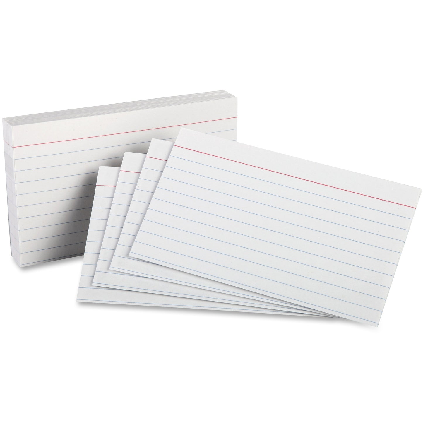 Oxford Index 3 x 5 Cards, Ruled White, Pack of 100