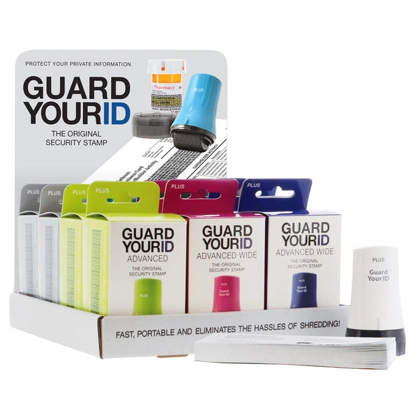 Guard Your Id Advanced Wide Roller, Assorted Colors