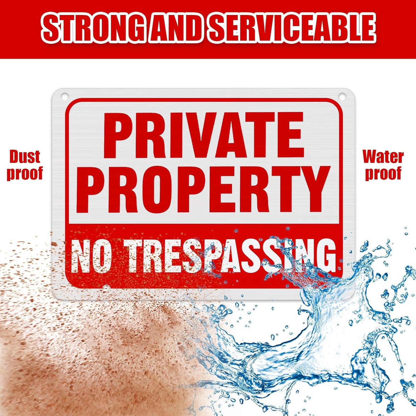 Private Property Sign w/ H-Stake