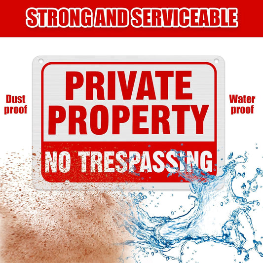 Private Property Sign w/ H-Stake