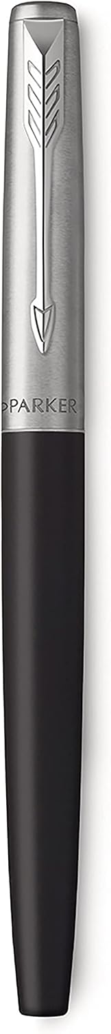 Parker Jotter Bond Street Black Chrome Trim Fountain Pen