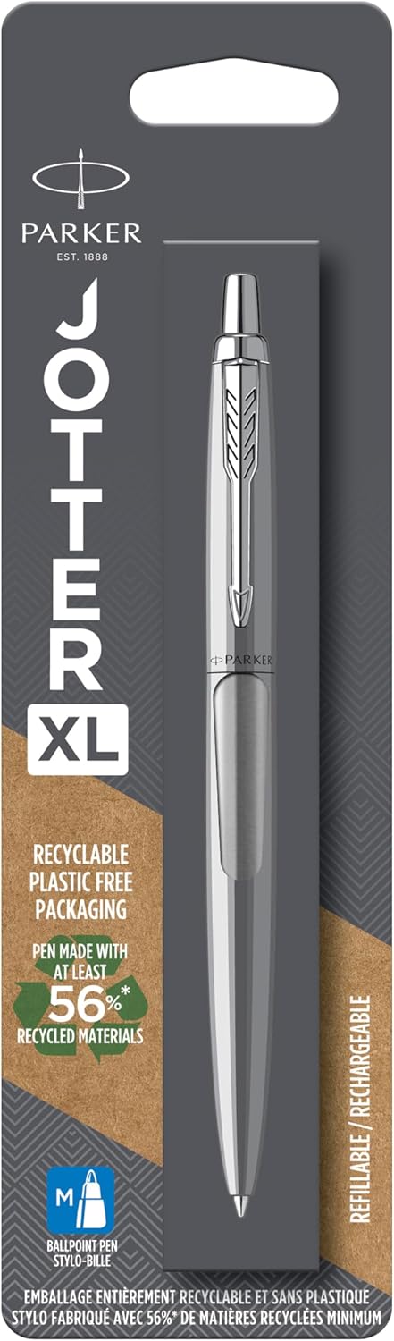 Parker Jotter Monochrome Stainless Steel Ballpoint Pen