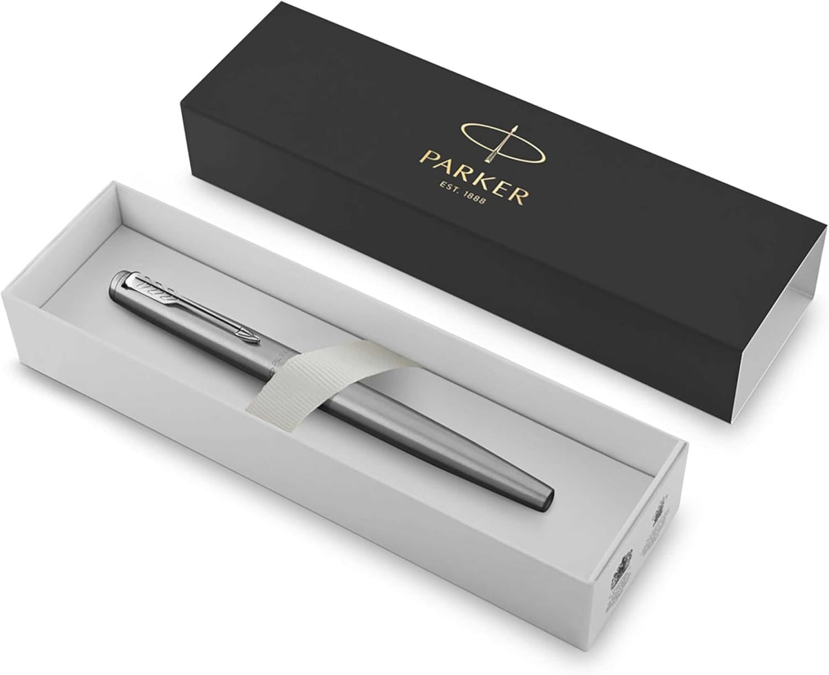 Parker Jotter Stainless Steel Chrome Trim Fountain Pen